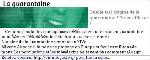 La_quarantaine