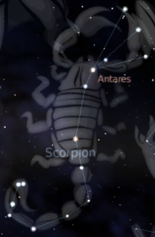 La constellation du Scorpion