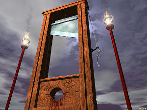 Une guillotine