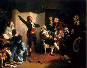 <em>Rouget de l'Isle chantant « La Marseillaise »</em>, tableau d'Isidore Pills