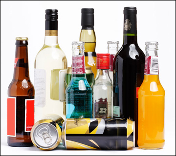 Diff�rents alcools de tout types