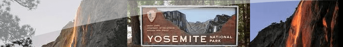 Les chutes de feu de Yosemite