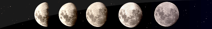 Se la péter grave avec la Lune : différentier la lune croissante de la lune décroissante