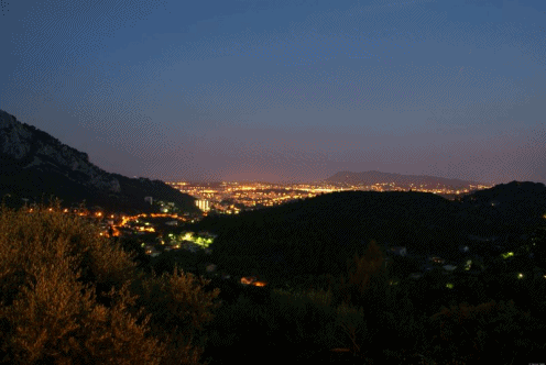Lumières du soir sur Toulon