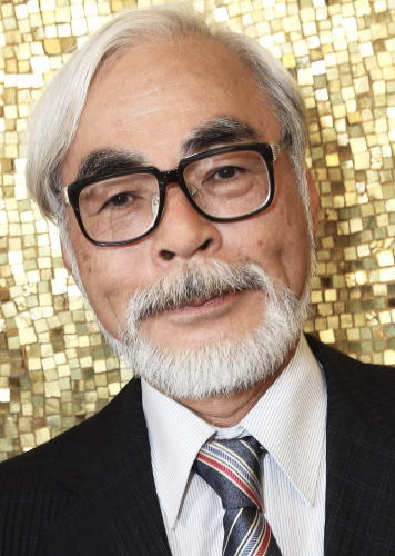 Portrait de Hayao Miyazaki. 