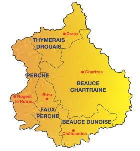 Carte de l'Eure-et-Loir