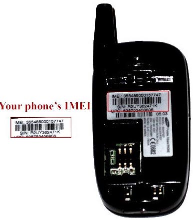Code IMEI sur téléphone cellulaire